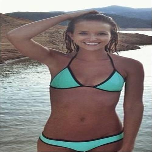 Helen Owen in a bikini