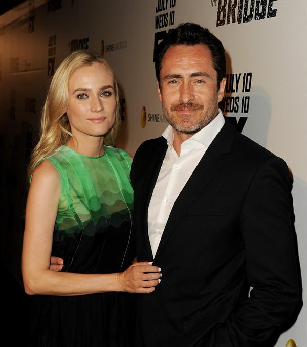 Diane Kruger arrive at the Series Premiere of F's 'The Bridge' at the DGA Theater July 8, 2013 