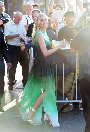 Diane Kruger arrive at the Series Premiere of F's 'The Bridge' at the DGA Theater July 8, 2013 