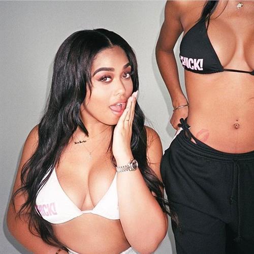 Jordyn Woods in a bikini