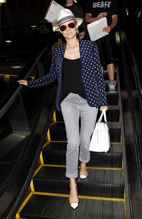 Diane Kruger Arrives At LAX