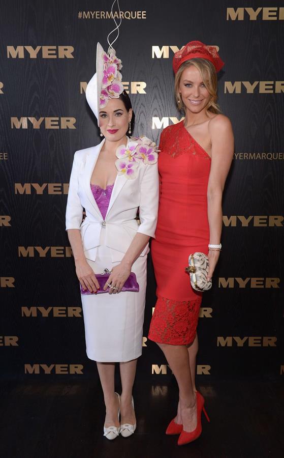 Dita Von Teese Myer Marquee Event - Melbourne Cup Day (November 5, 2013) 