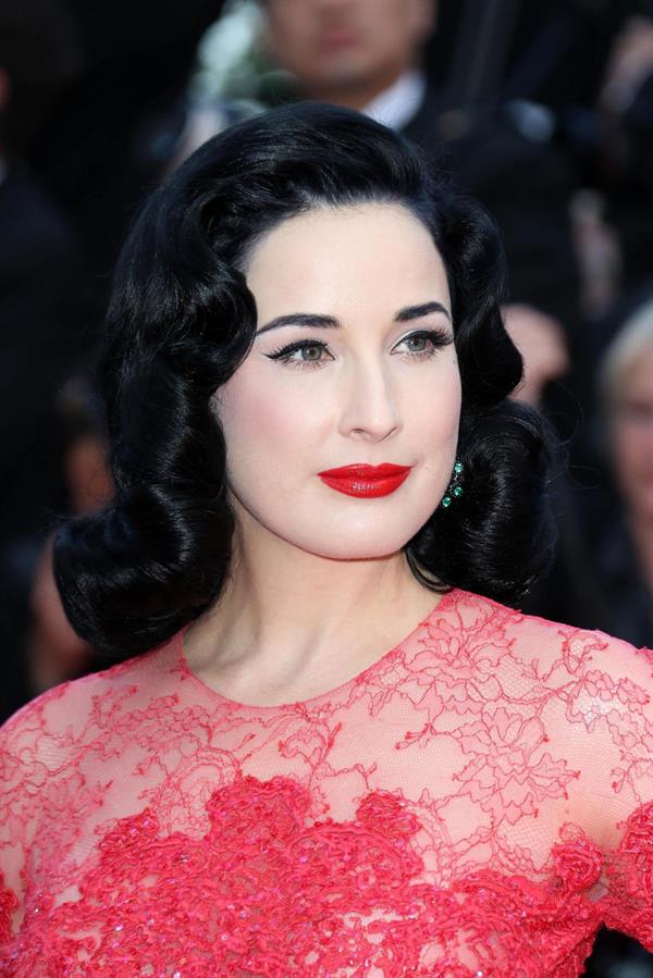 Dita Von Teese 'Behind The Candelabra' Premiere - 66th Annual Cannes Film Festival (May 21, 2013) 