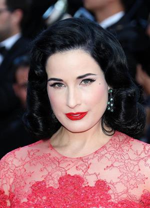 Dita Von Teese 'Behind The Candelabra' Premiere - 66th Annual Cannes Film Festival (May 21, 2013) 