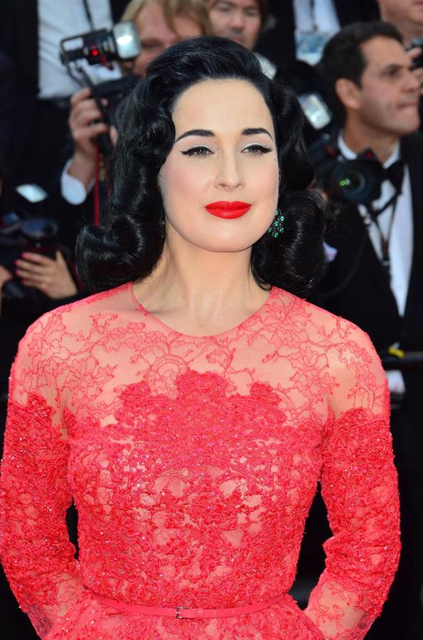 Dita Von Teese 'Behind The Candelabra' Premiere - 66th Annual Cannes Film Festival (May 21, 2013) 