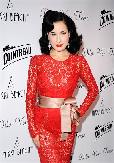 Dita Von Teese Cointreau & Nikki Beach Present Dita Von Teese - 66th Annual Cannes Film Festival (May 20, 2013) 