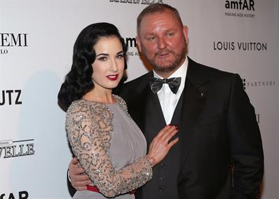 Dita Von Teese - amfAR event in Sao Paulo 4/5/13  