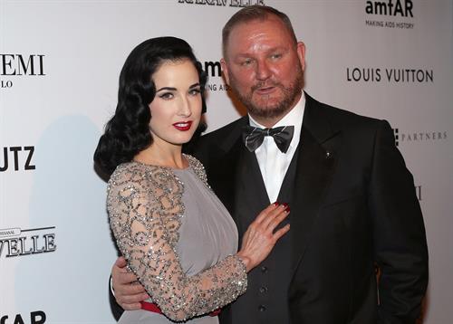 Dita Von Teese - amfAR event in Sao Paulo 4/5/13  