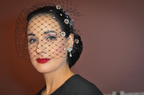 Dita Von Teese Aleis Mabille Fashion Show at Paris Fashion Week 1/21/13 