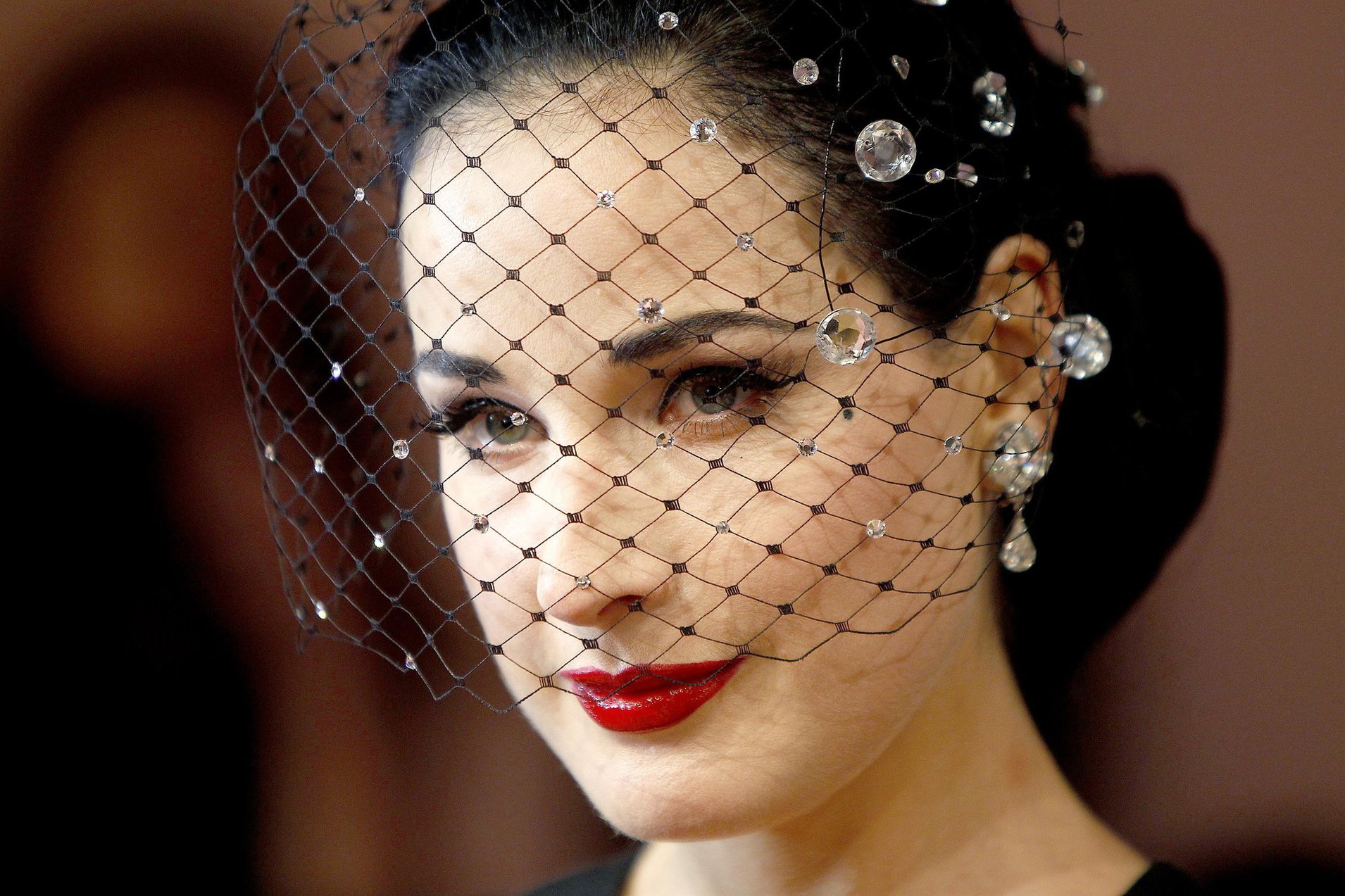 Dita Von Teese Aleis Mabille Fashion Show at Paris Fashion Week 1/21/13 
