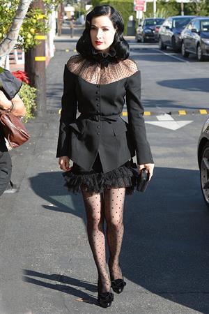Dita Von Teese - Fragrance Launch in LA 12/15/12  