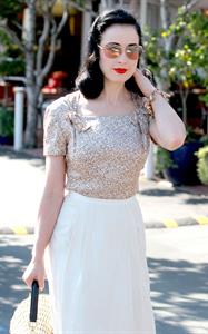 Dita Von Teese - out and about in West Hollywood (Aug. 20 2012)