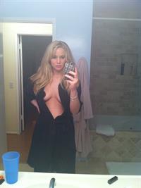 Jennifer Lawrence taking a selfie