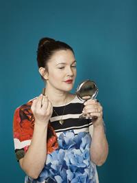 Drew Barrymore - Portraits of Her New Cosmetics Line  Flower  January 2013 