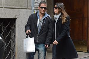 Elisabetta Canalis out and about in Milan (29.03.2013) 