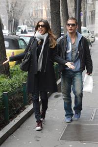 Elisabetta Canalis out and about in Milan (29.03.2013) 
