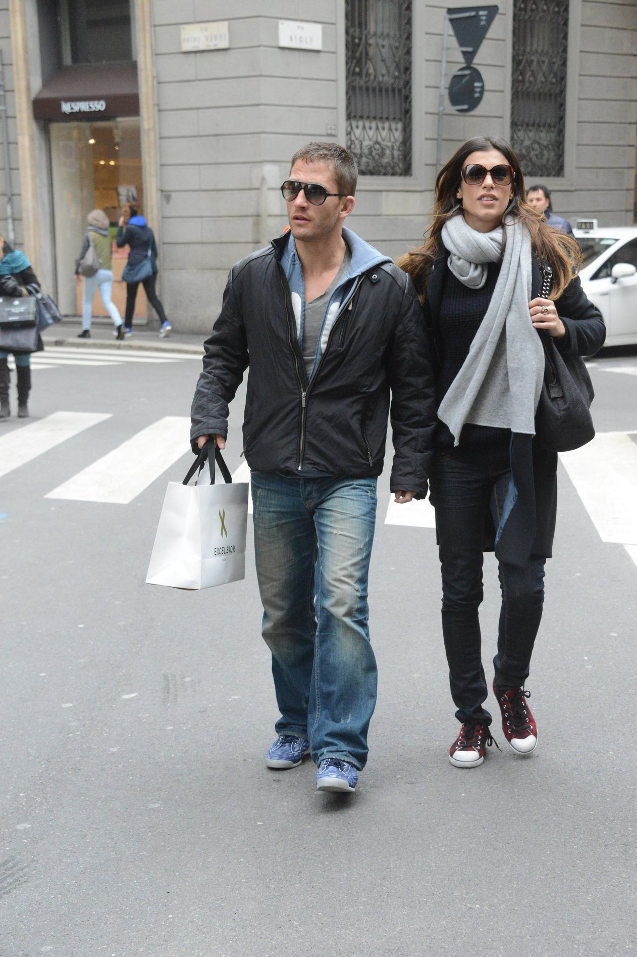 Elisabetta Canalis out and about in Milan (29.03.2013) 