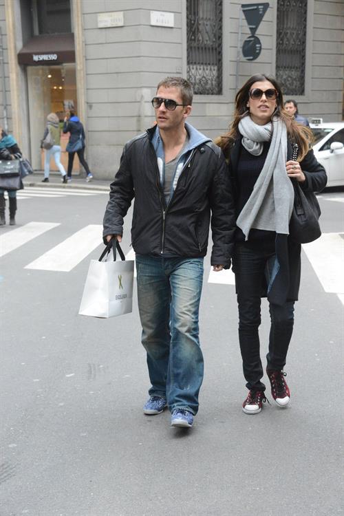 Elisabetta Canalis out and about in Milan (29.03.2013) 