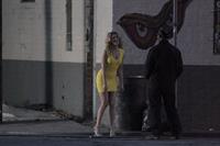 Elizabeth Banks on the set of 'Walk Of Shame' in Los Angeles 1/16/13 