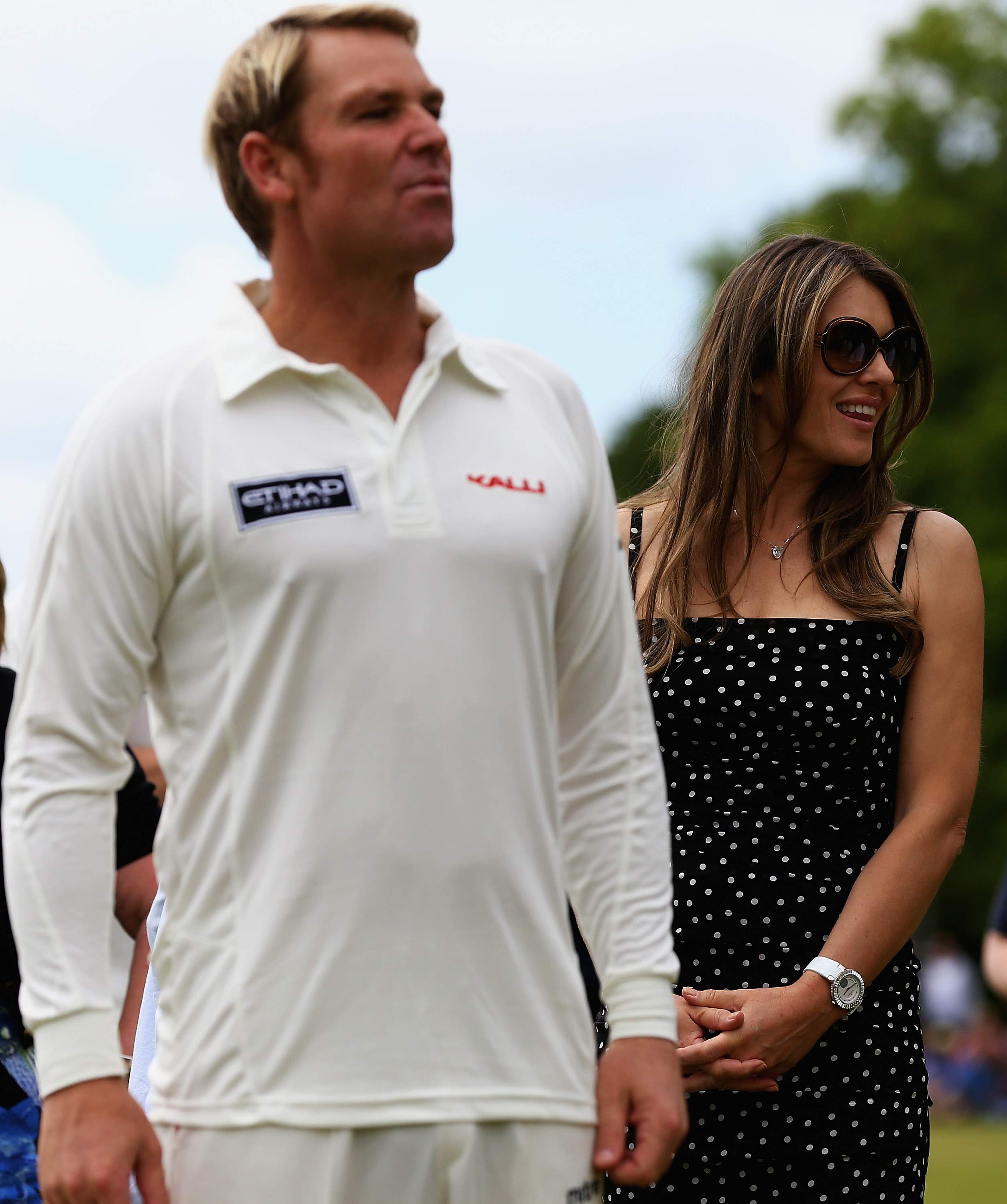 Elizabeth Hurley at Circenster Cricket Club in Cirencester- June 9, 2013 