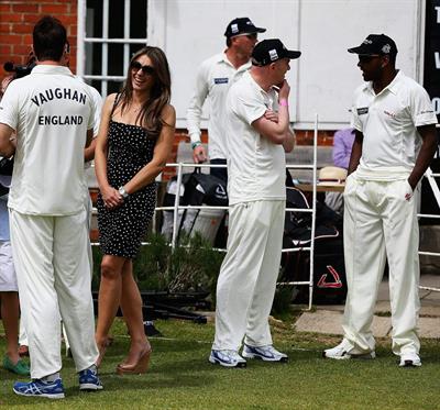 Elizabeth Hurley at Circenster Cricket Club in Cirencester- June 9, 2013 