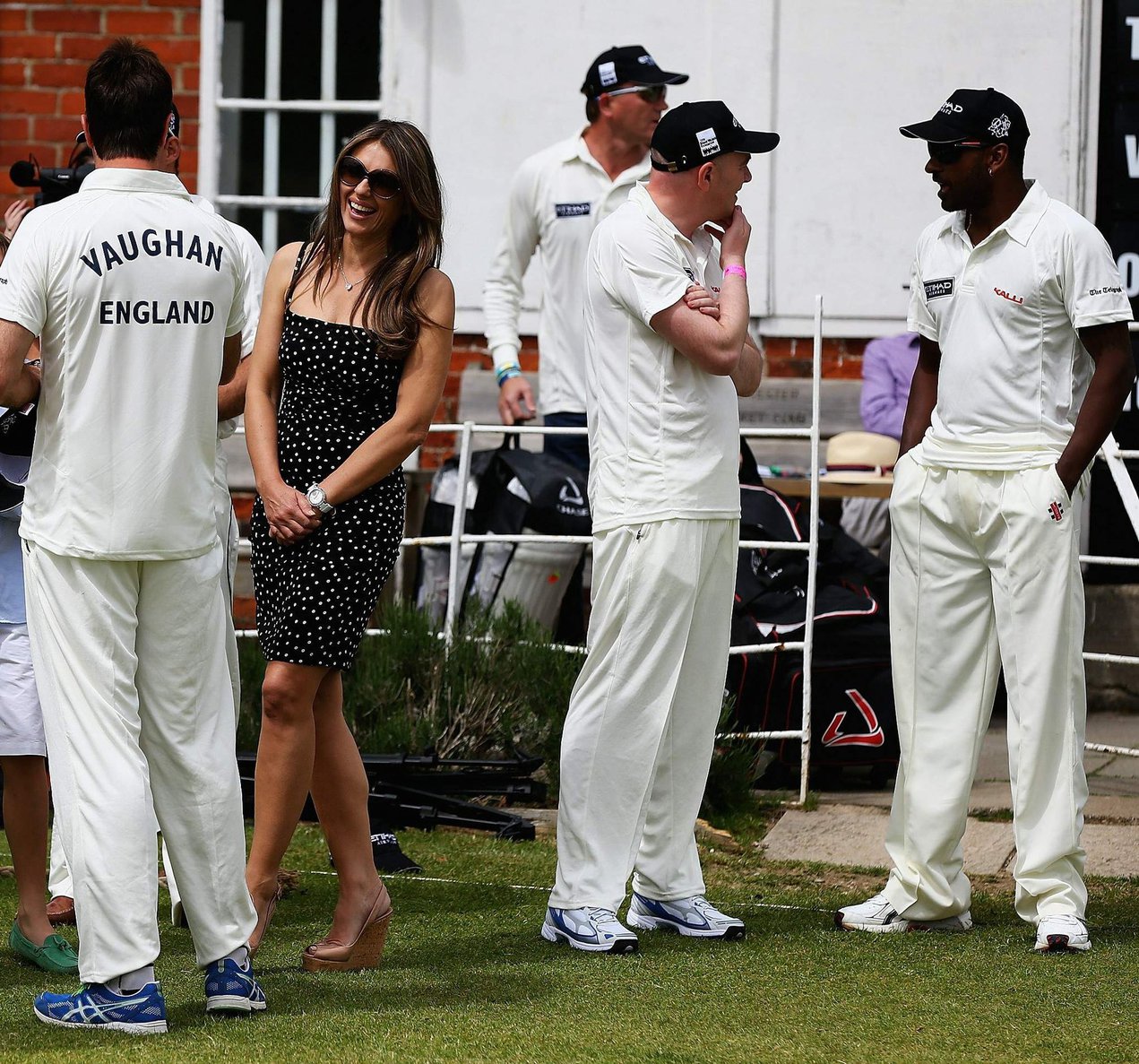Elizabeth Hurley at Circenster Cricket Club in Cirencester- June 9, 2013 