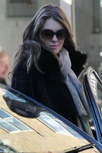 Elizabeth Hurley walking in London - November 14, 2012 
