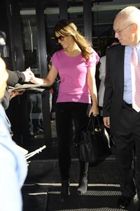 Elizabeth Hurley Fox Studios, New York - Oct 1, 2012 