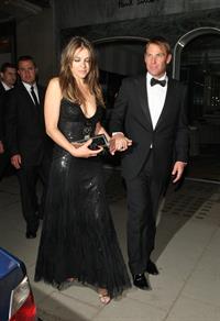 Elizabeth Hurley - Attending a friend's birthday party in London - July 5, 2012