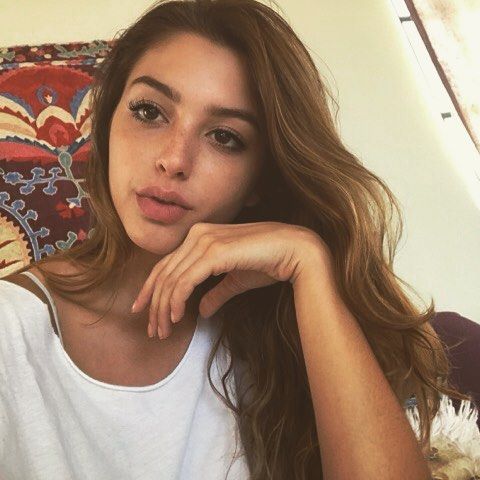 Celine Farach taking a selfie