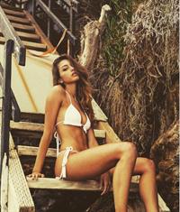 Celine Farach in a bikini