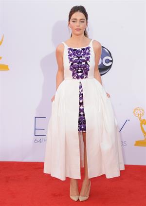 Emilia Clarke - 64th Primetime Emmys Nokia Theatre LA Sept 23, 2012