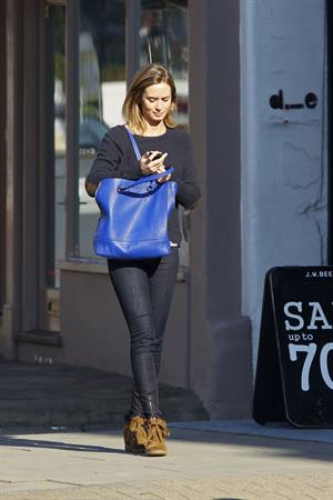 Emily Blunt Shopping in Notting Hill, London, Feb 19, 2013 