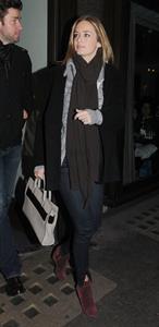 Emily Blunt Dinner at Cecconi's in London, Feb 9, 2013 