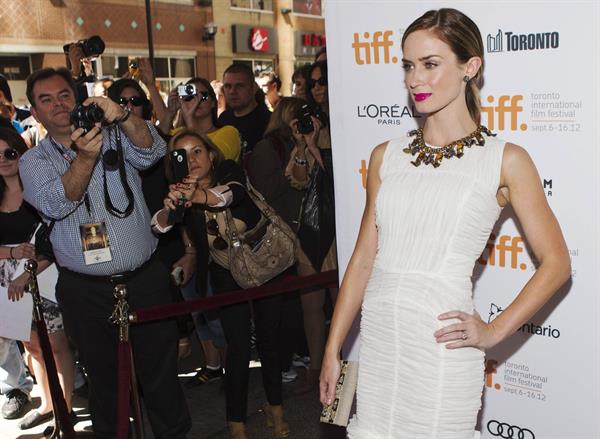 Emily Blunt - Arthur Newman premiere at the Toronto Film Festival - September 10, 2012
