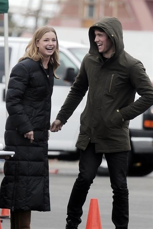 Emily VanCamp - On the Set of Revenge in Los Angeles (07.02.2013) 