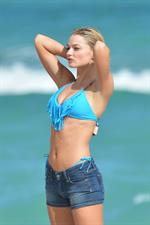 Emma Rigby - filming ‘Plastic’ on Miami Beach 01/16/13  