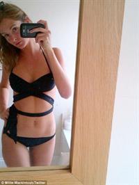 Millie Mackintosh in a bikini taking a selfie