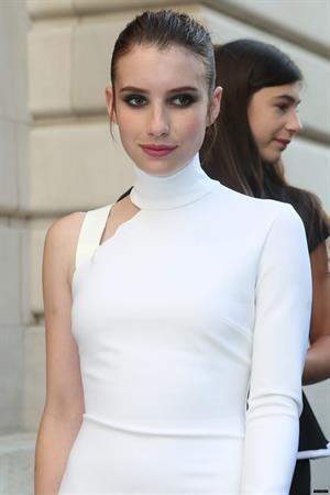 Emma Roberts - Versace Fashion Show, Paris 6/30/13