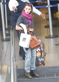 Emma Roberts departing on a flight at LAairport in Los Angeles, California on December 22, 2012 