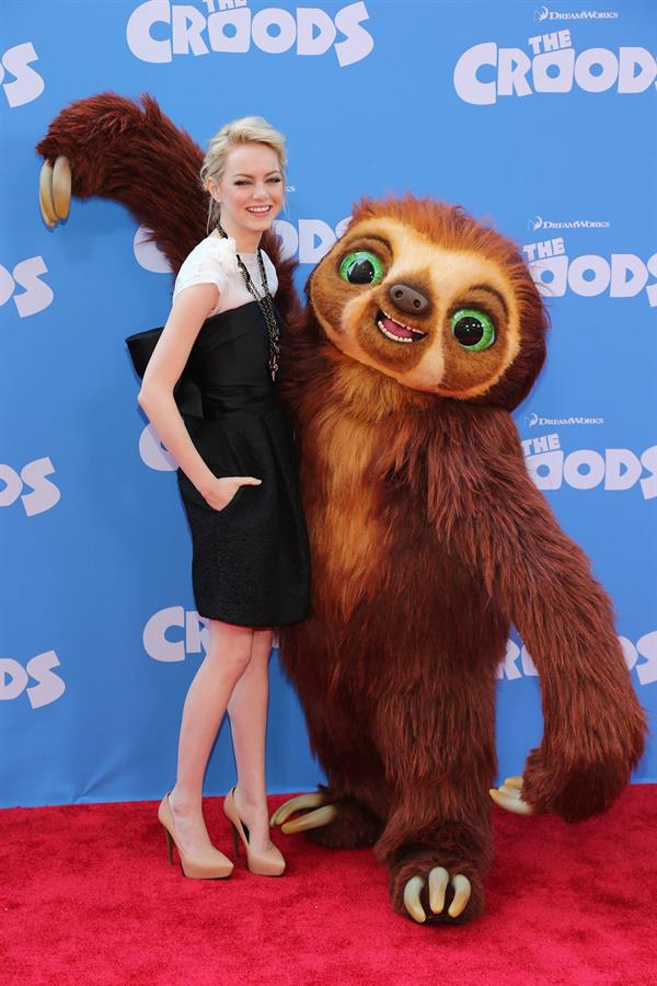 Emma Stone 'The Croods' premiere in NYC 3/10/13 