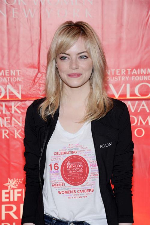 Emma Stone Revlon Run/Walk For Women in New York City - May 4, 2013 