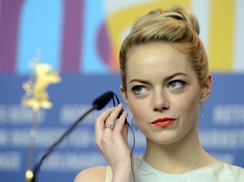 Emma Stone  'The Croods' photocall at 63rd Berlinale Int. Film Festival in Berlin 2/15/13 