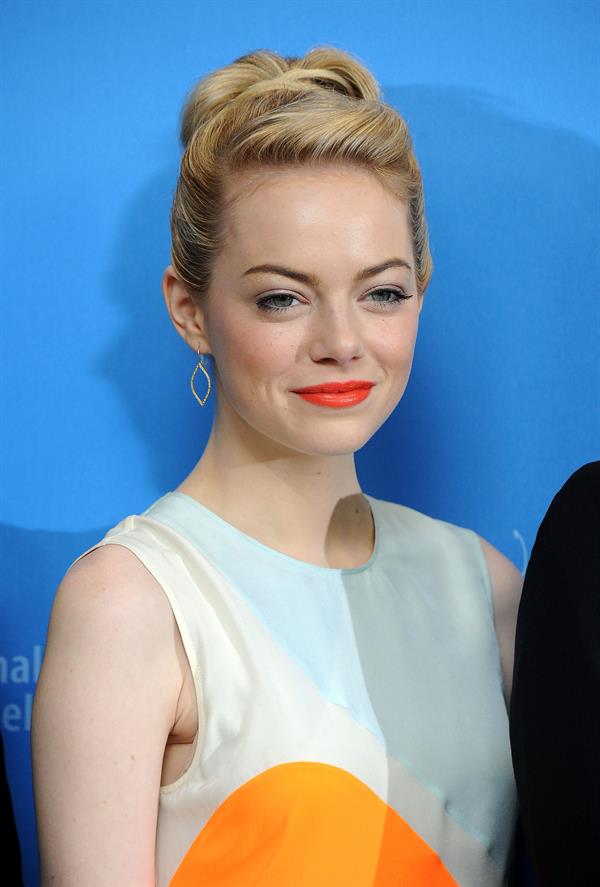 Emma Stone  'The Croods' photocall at 63rd Berlinale Int. Film Festival in Berlin 2/15/13 