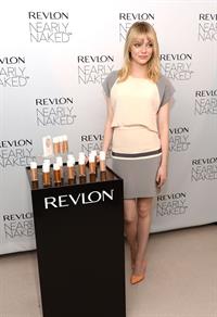 Emma Stone Revlon’s Nearly Naked makeup launch in NY 12/5/12 