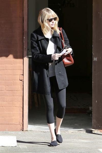 Emma Stone leaving pilates class in LA 11/5/12
