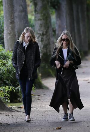 Emma Stone at Musee Rodin in Paris - October 4,2012 