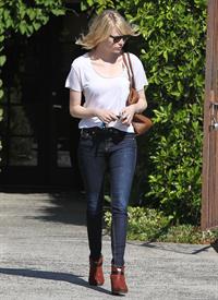 Emma Stone out walking in Hollywood - August 29, 2012
