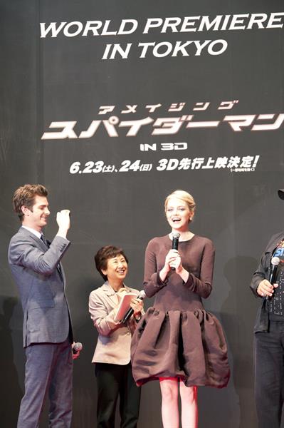 Emma Stone - The Amazing Spider-Man Press Conference in South Korea, June 14, 2012