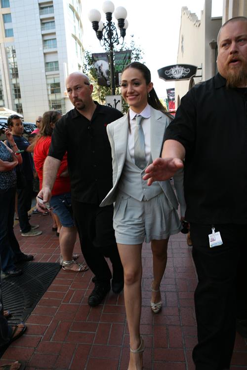 Emmy Rossum - Comic-Con day promoting 'Shameless' on July 14, 2012